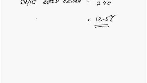 ACCA F9 The cost of Capital (part a)