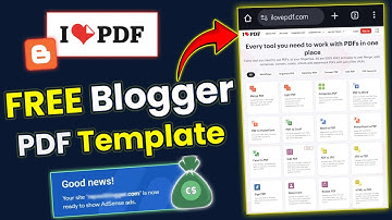 I❤PDF - Blogger Tool Website Template / Blogger Template | Tool Website Kaise Banaye