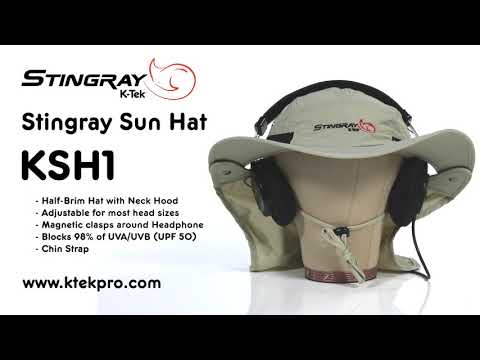 KSH1 – Stingray Audio SunHat for headphones and ear muffs