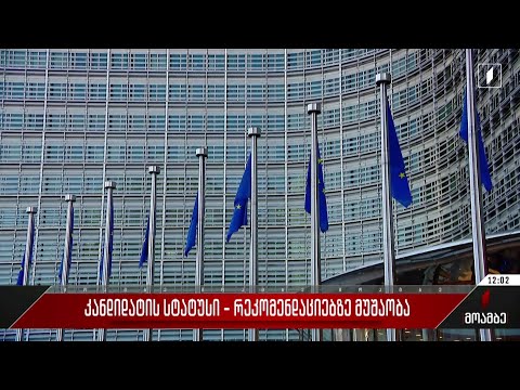 კანდიდატის სტატუსი - რეკომენდაციებზე მუშაობა