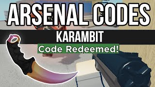 Arsenal Codes August 2020 Roblox Youtube - roblox arsenal codes 2020 july