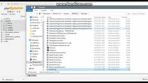 exportar e importar mysql