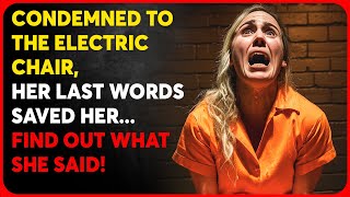 She was sentenced to the electric chair, but her last words saved her