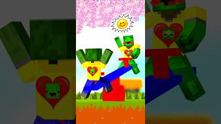 MAIZEN: JJ and Mikey GREED VS LOVE 4 (ZOMBIE BEST FRIEND)