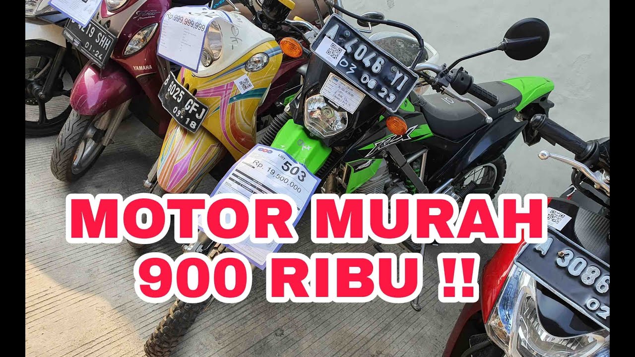 Motor Bekas Murah Banget Bro 900 RIBU!!! (Cara Ikut Lelang Motor Online
