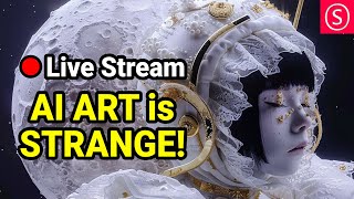 AI ART IS STRANGE  - Live Stream - Join me &amp; Have Fun