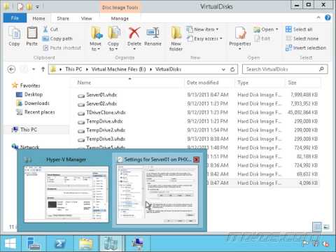 Creating a Differencing Disk in Windows Server 2012 R2 Hyper-V Part 2