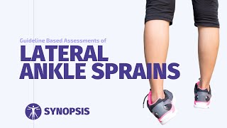 Recommended Essments For Ankle Sprains Synopsis