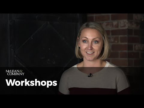 McLean & Company's Workshops