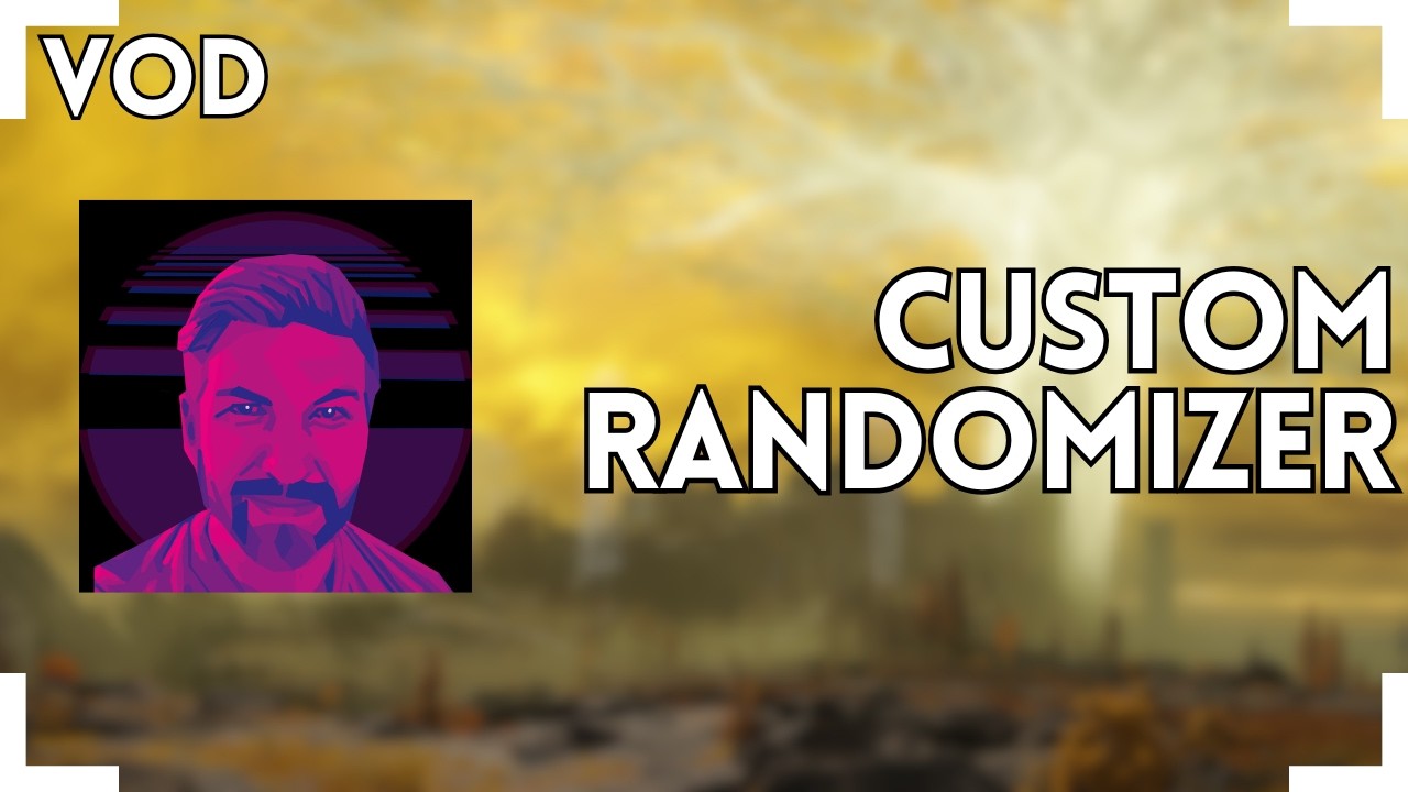 Custom Randomizer Settings from @RannisConsortBryan || Elden Ring BINGO ...