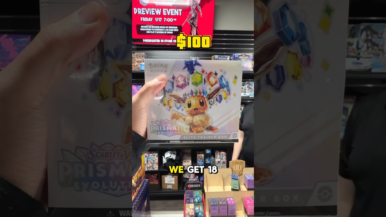 INSANE EEVEELUTIONS SIR PULL 😭📈 Prismatic Evolutions Elite Trainer Box