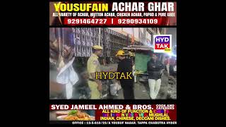 Film Actor Allu Arjun Puche Sandhya Theatre | Fan's Ka Hujoom Dekha Gaya || HYDTAK ||