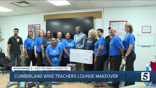 Cumberland Elementary wins teachers' lounge makeover from Walmart and Crayola