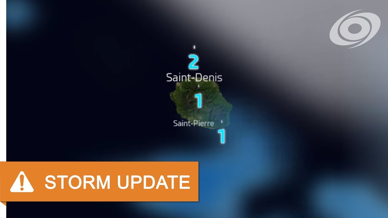 [Réunion] Cyclone Berguitta Update -  7pm RET Jan 13, 2018