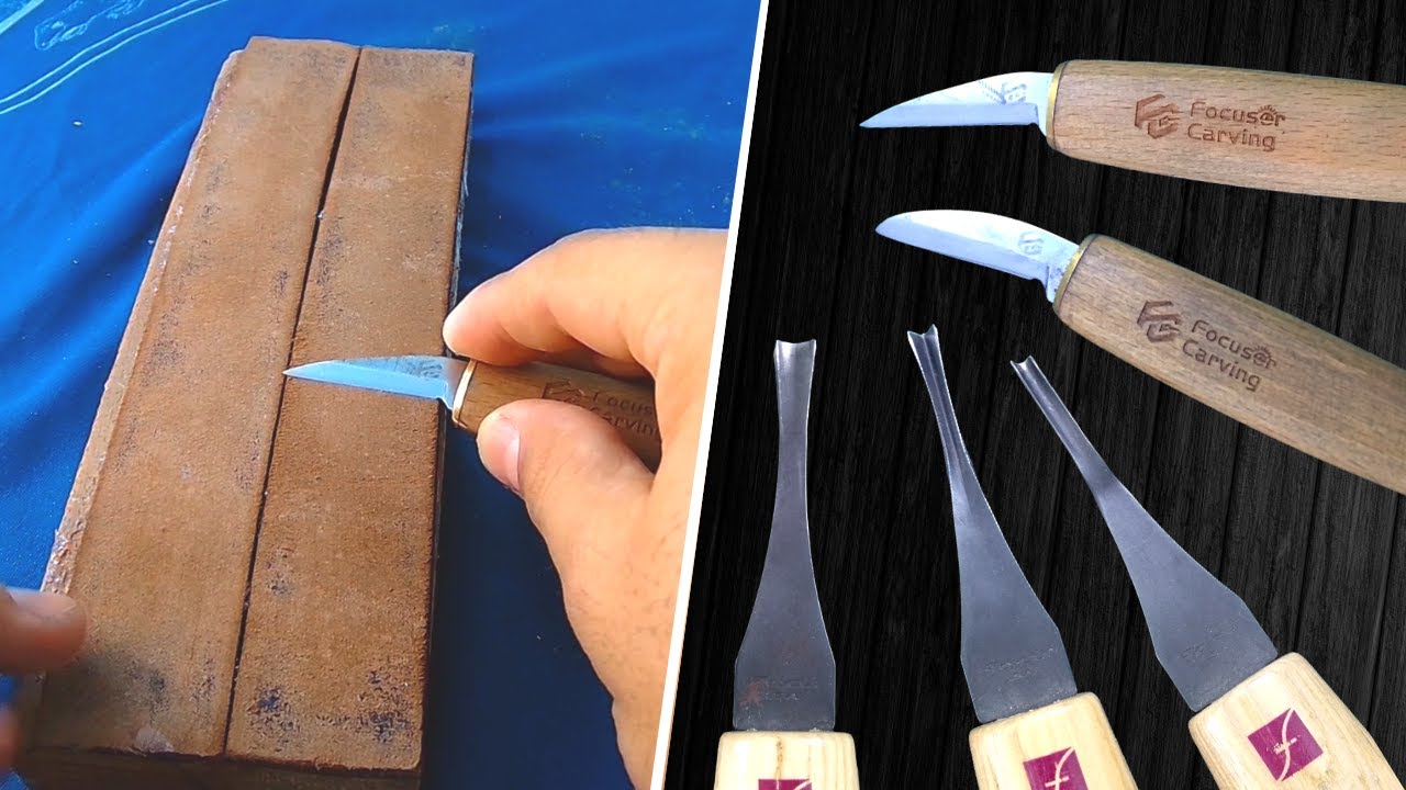 How to Sharpen Wood Carving Knives: Completed Sharpening Wood