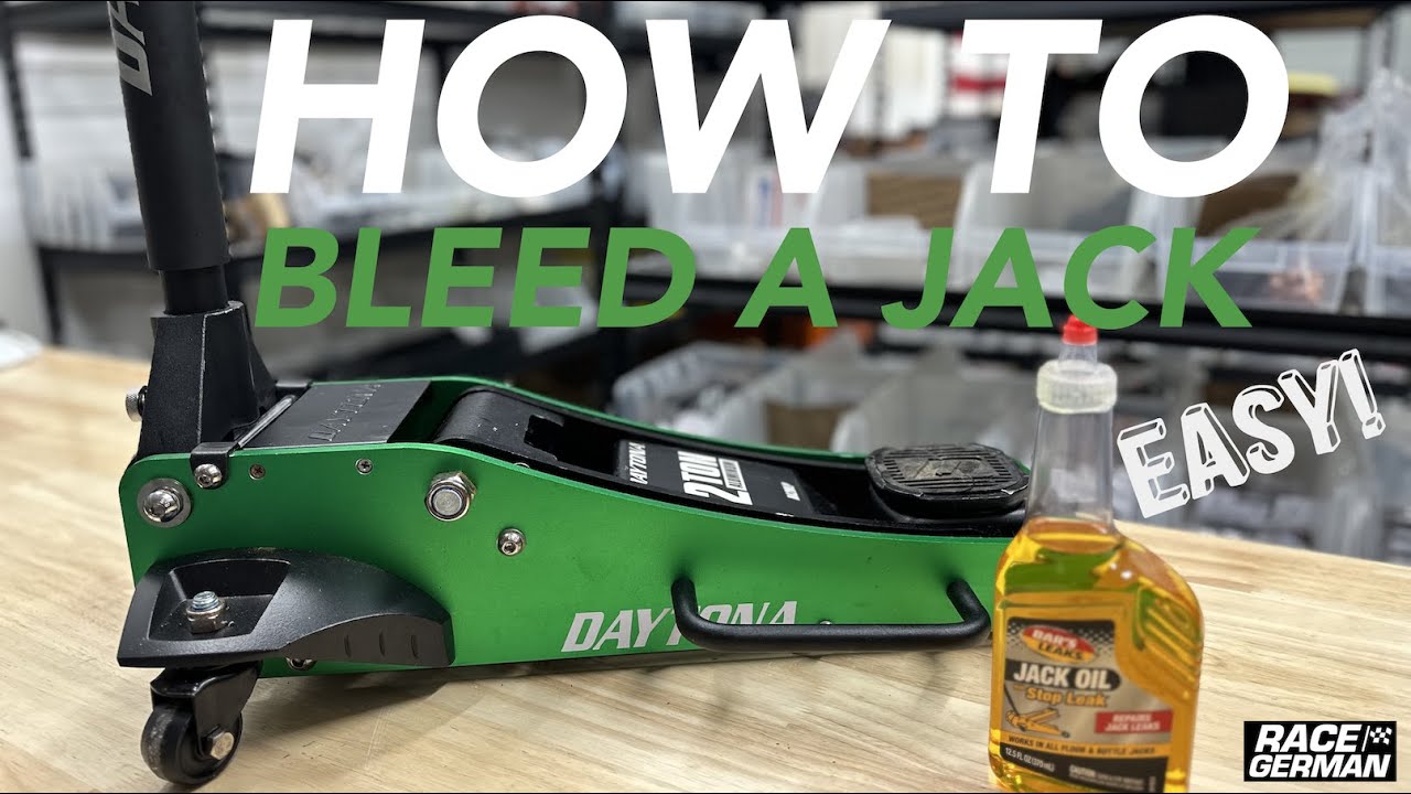 How to Fill and Bleed a Harbor Freight Floor Jack 