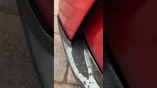 BMW CARBON FIBER LIP FROM EBAY GARBAGE !!