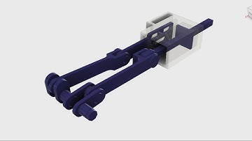 Single Cylinder Air Engine, Small, Cad Animation