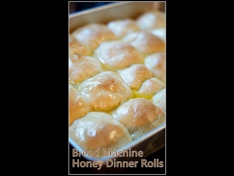 How to Make Honey Dinner Rolls | Bread machine Dinner Rolls