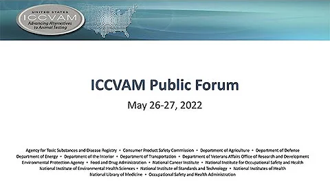 Interagency Coordinating Committee on the Validation of Alternative Methods Forum 3, March 2022