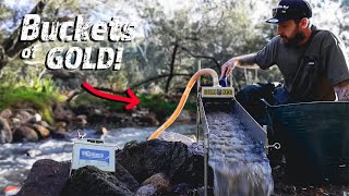 Couldn't Stop Thinking About It | Sluicing Buckets of Side Channel Gold Pay Dirt!