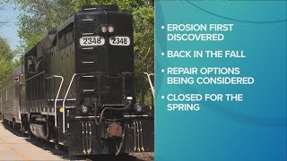 Cuyahoga Valley Scenic Railroad suspending spring train operations due to erosion concerns