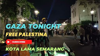 GAZA TONIGHT, DENNY KUSUMA MUSISI KOTA LAMA SEMARANG #kotalama #viral #cosplay #biola #pengamen