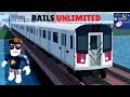 Johny Plays Roblox Rails Unlimited Train Game With MTA Subway Trains