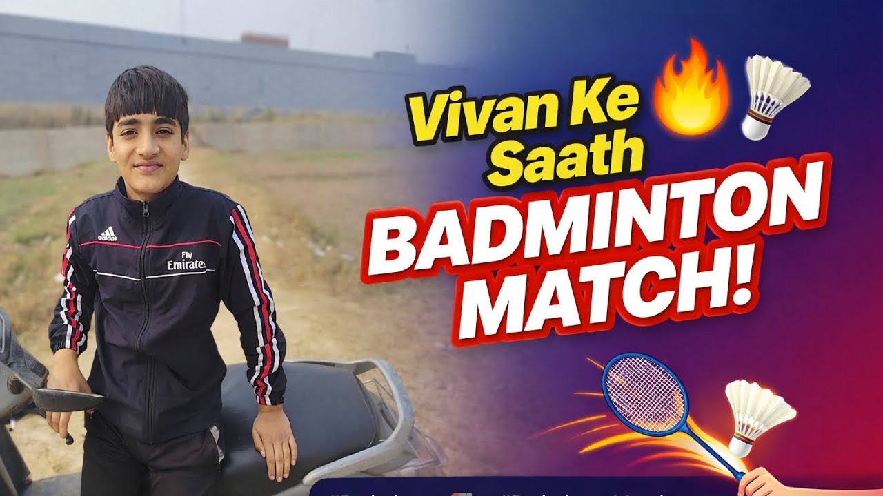 Badminton Fun With Vivan 😱🏸Badminton 🏸 