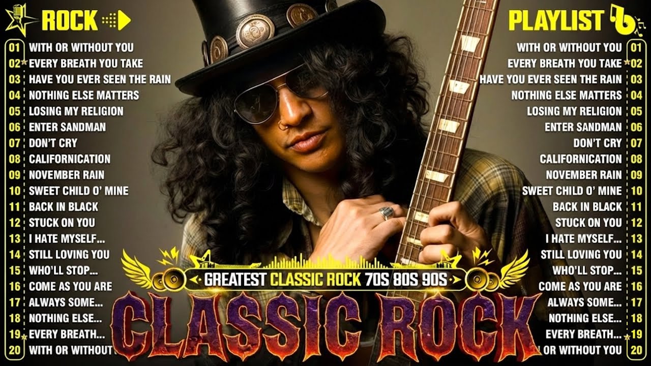 Reminisce the 90s with Nirvana, U2, Bon Jovi - Classic Rock Full Album