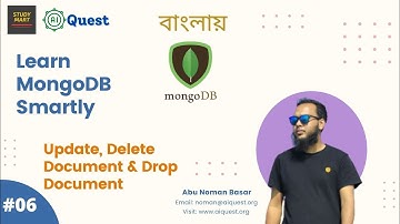 06. MongoDB Crash Course in Bangla | How to Update, Delete Document & Drop Document in MongoDB