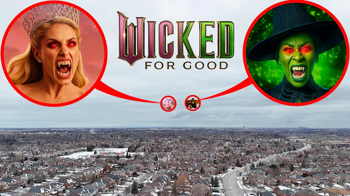 I Caught Glinda and Elphaba in REAL LIFE! (WICKED MOVIE)
