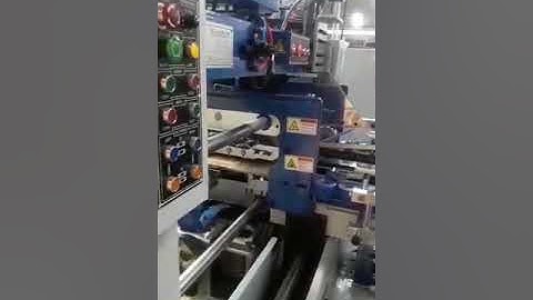 Auto Folder Gluing and Stitching Machine(AFGS-1228) Video ; 4 Single Pin Stitching, Speed 100box/min