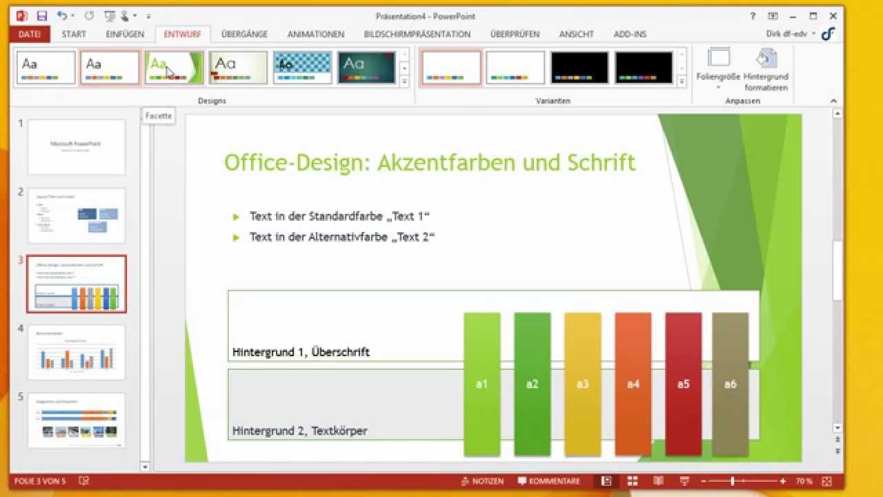 Df Sc 01 Folien Layout Und Office Design In Microsoft Powerpoint Youtube