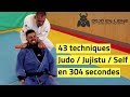 43 techniques de judo et de jujitsu en 5 minutes