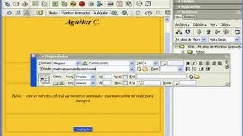 Cómo hacer un sitio web usando DreamWeaver MX