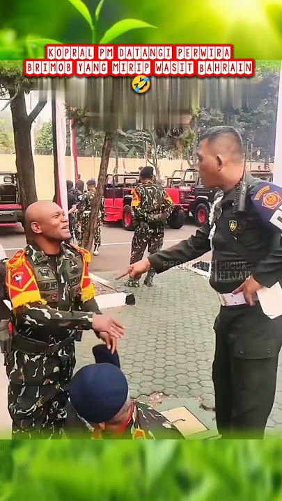 Corporal PM directly intervened 🤣 #prajurithandal #commando #prajurittangguh #abdinegara