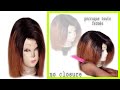 #comment faire une perruque sans closure / #how to make fully wig / raie de côté fermée 🤗