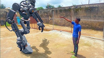 Motion animation 3D tracking robot cg in real life