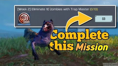 How to Kill Zombie With TrapMaster Mission | CODM