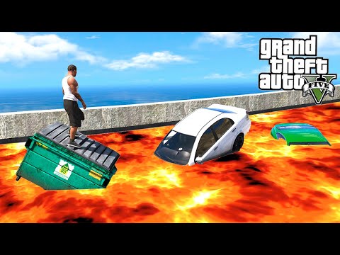 Видео: ПОЛ - ЭТО ЛАВА ЧЕЛЛЕНДЖ в GTA 5!! Наступишь на землю и ты умрёшь! - GTA 5 Эксмерименты (Моды ГТА 5)