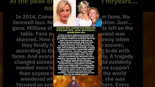 Cameron Diaz vanished from Hollywood. At the peak of her career. And foryears... nobody knew why