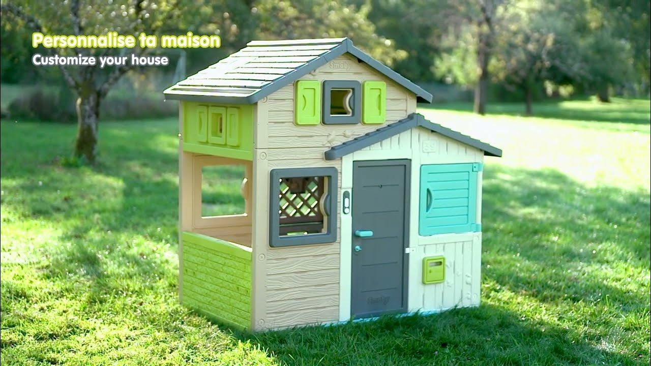 SMOBY Maison Friends House Evo - Anti-UV - 175,4x114,3x162 cm