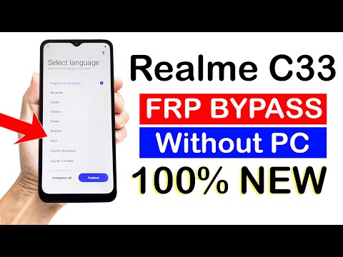Realme C33 (RMX3624) FRP BYPASS (Without PC) | Android 12 _ NEW METHOD