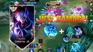 99.8% ONE SHOT!! AAMON NEW BROKEN BUILD IN NEW SEASON! MOBILE LEGEND