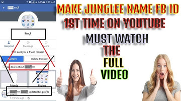 MAKE JUNGLEE NAME ID ON FACEBOOK