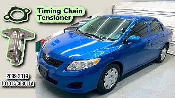 How To Replace Timing Chain Tentioner Gasket, Toyota Corolla 2009-2013  1.8L