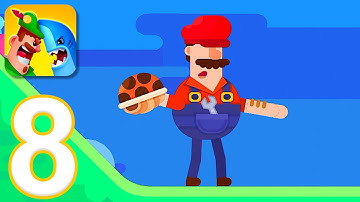 Ultimate Bowmasters - Gameplay Walkthrough Part 8 - 5 Characters (iOS, Android)