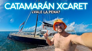 CATAMARÁN by XCARET | ISLA MUJERES con Ferry Incluido de REGRESO | Comida y más ¿VALE LA PENA?