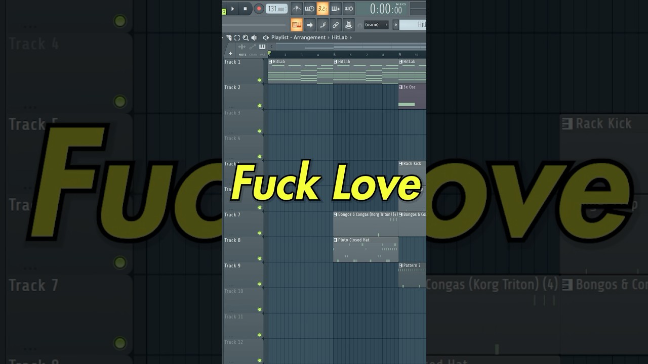 FUCK LOVE FL STUDIO TUTORIAL! 